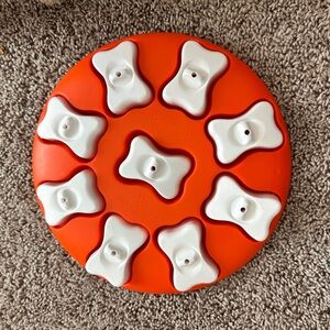 Outward Hound Dog Puzzle Toy Orange Interactive Treat Puzzle